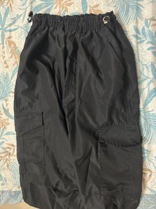 Black Cargo Trouser