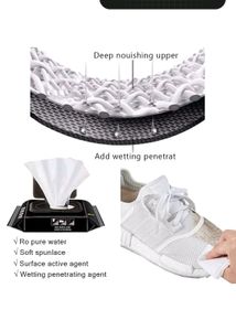 Natural Sneaker &amp; Shoe Cleaner Wipes - 1 Packs of 30 - Portable Sneakers Cleaner Shoe Wipes Quickly Remove Dirt &amp; Stains - These Disposable Shoe Cleaning Wipes Can Be Used On Most Footwear
