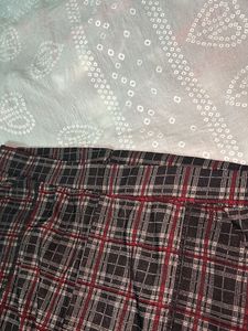 Chex Print Trouser