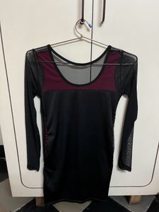 Black &amp; Pink Sequin Dress