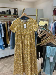 Floral Tiered Midi Dress