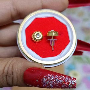 Gold Stud Earrings