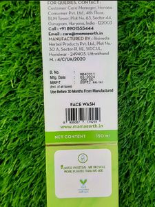 Mamaearth Tea Tree Foaming Facewash