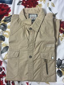 Khaki Cargo Shirt