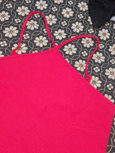 Red Cross String Crop Top ❤️