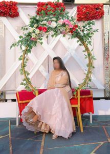 Elegant Pink Anarkali Dress