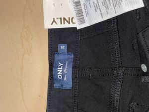 25 Size ONLY Black High-Waisted Jeans