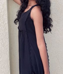 black one peace dress