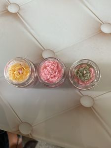 Zaire Floral Candle Designable Pack Of 3
