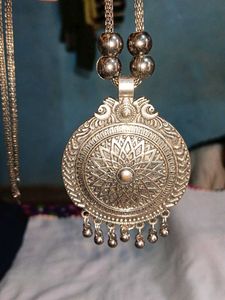 Boho Silver Necklace
