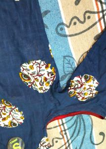 Kurti sleves designer shape fancy blue