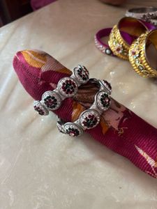 Fancy Women White Bangles