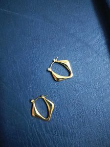 Anti Tarnish Gold Geometric Earrings