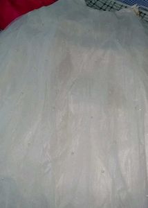 Pink  And White Embellished Lehenga With Shrug