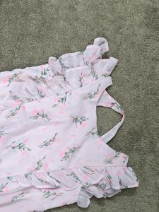 Floral Ruffle Top