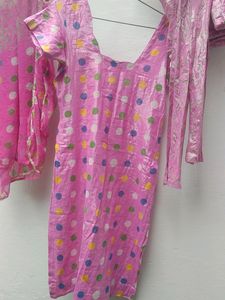 Pink Kurti  Set