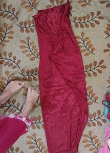 RED KURTA SET BRIDE DRESS
