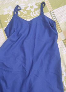 Blue 💙 Enbyded Georgette Kurta With Embroidery