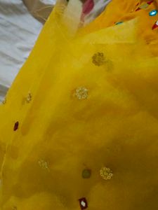 Yellow Ethnic Skirt