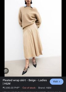 A-Line Midi Skirt From H&m