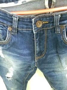 Distressed Denim Jeans