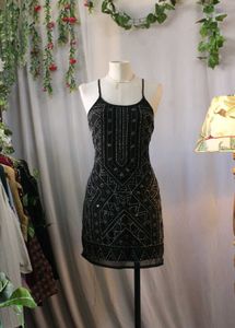 Beaded Mini Dress