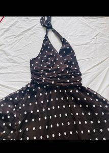 Gathered Halter Neck