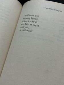 &#34;Getting Over You&#34; Poetry Book by Leslie B