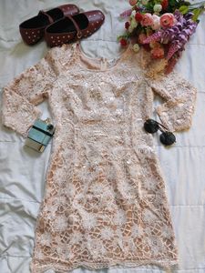Elegant Lace Mini Dress