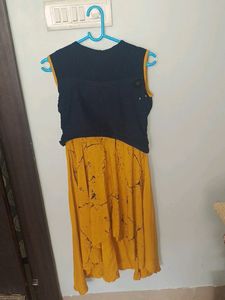 Yellow dress for women