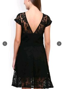 Black net one piece dress🖤....
