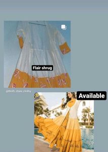 Boho Flair Shrug - Yellow & White