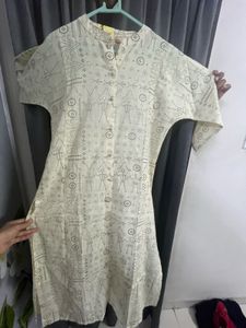 Elegant Off White Kurti