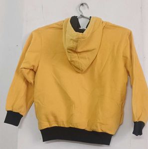 Yellow Graphic Hoodie