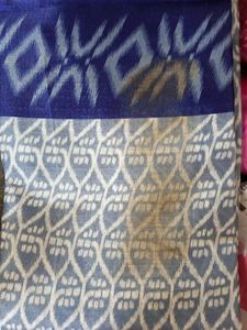 Beautiful Korean Silk Saree With Blouse