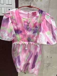 pink party dress