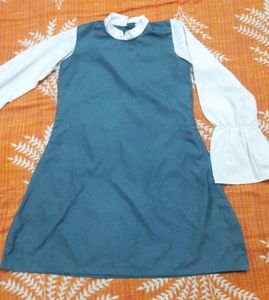 It's A Rafal Sleeve Denim Midi Dress For Women