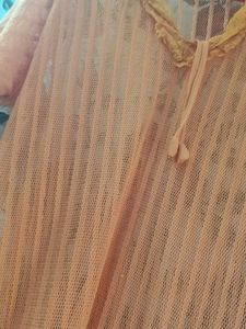 Orange Striped Dress