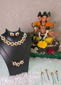 Floral Pearl Jewelry Set