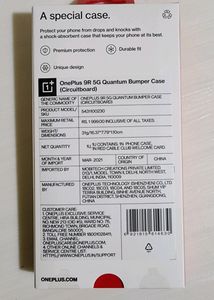 Oneplus 9R 5g Quantum Bumper case