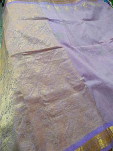 Lavender Saree