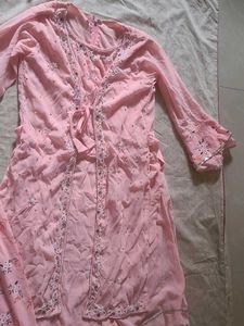 Embroidery Kurta With Palazzo Set For Women