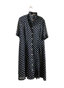Chic Polka Dot Shirt Dress