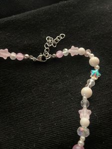 Cute Beaded Bow Necklace