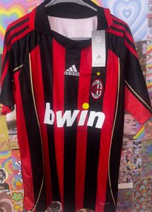 Adidas Ac Milan Retro Jersey 2006-2007 Og With Tag