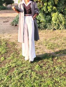 Elegant Grey Trench Coat