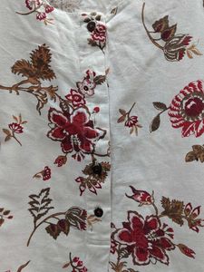 Floral Print Cotton Kurti