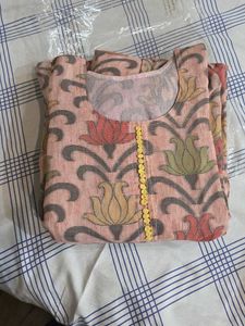 Elegant Floral Print Kurta
