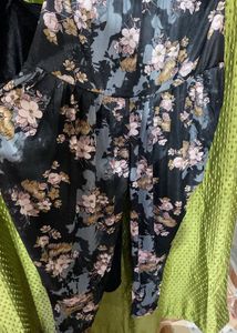 Dhoti Salwar &amp; Velvet Top