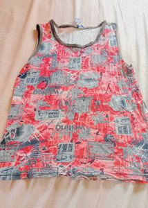 Patterned Tank Top